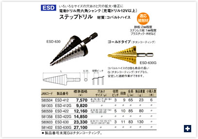 ステップドリル